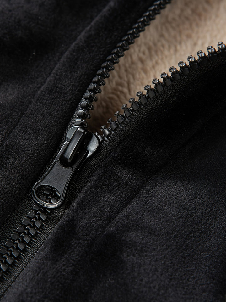 Gabriel Cozy Lined Sleeveless Vest, view 3 - Elena Harper