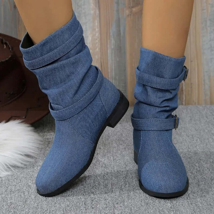 Women's Midi Ankle Boots, view 4 - Elena Harper