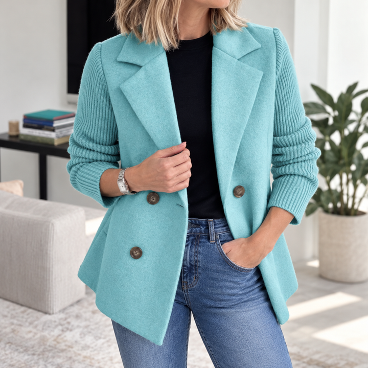 Tasha™ | Comfortable Blazer Jacket with Knitted Sleeves