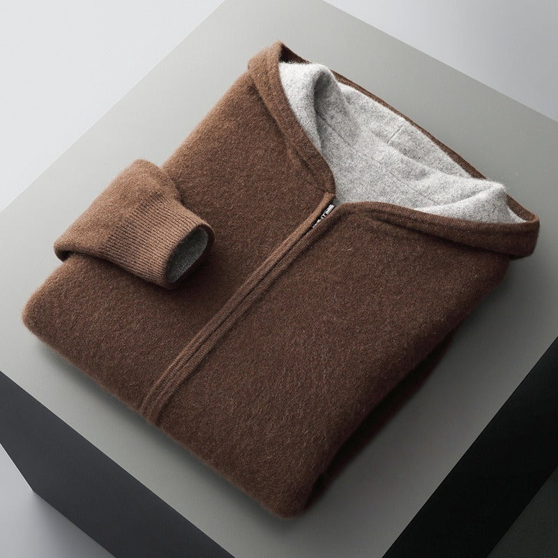 LAURENT MONACO | WOOL HOODIE FOR MEN