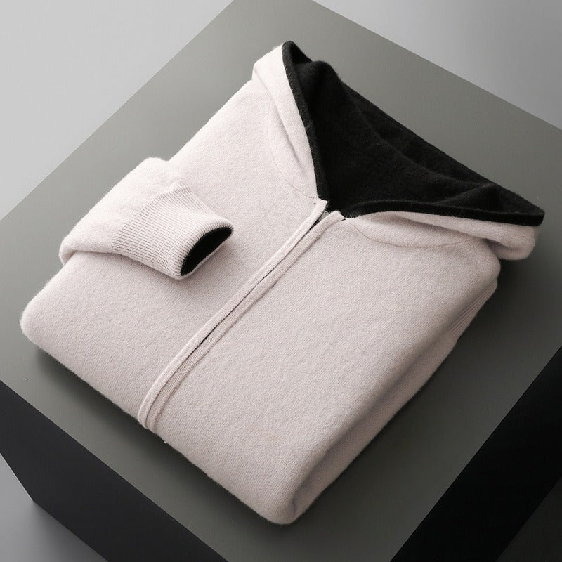 LAURENT MONACO | WOOL HOODIE FOR MEN