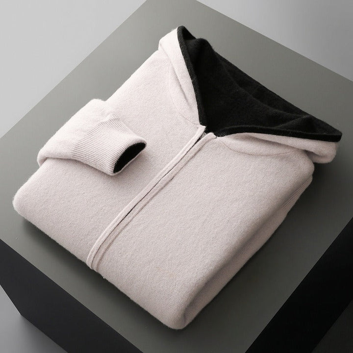 LAURENT MONACO | WOOL HOODIE FOR MEN