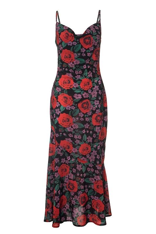 Ady - Maxi dress with floral print