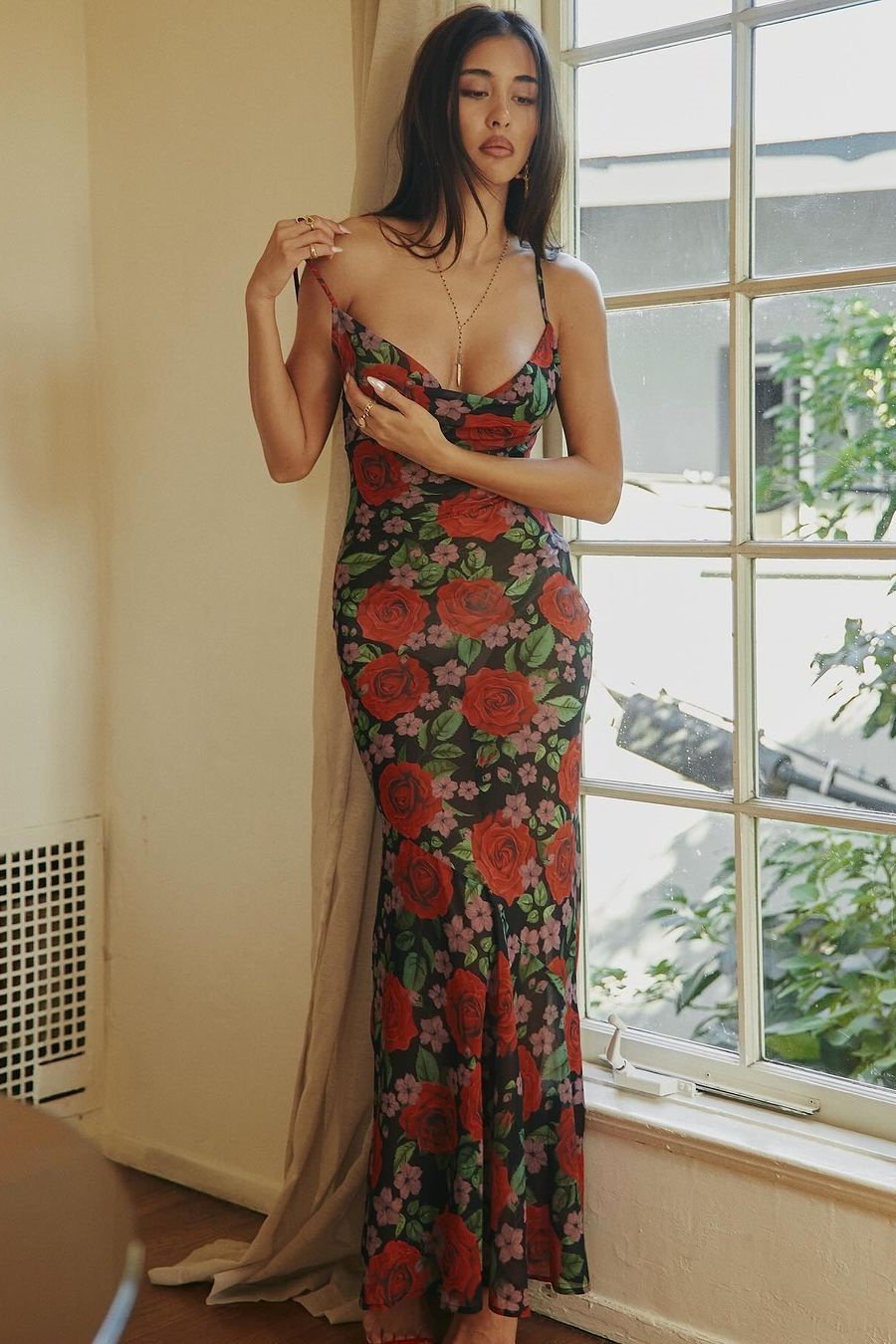 Ady - Maxi dress with floral print