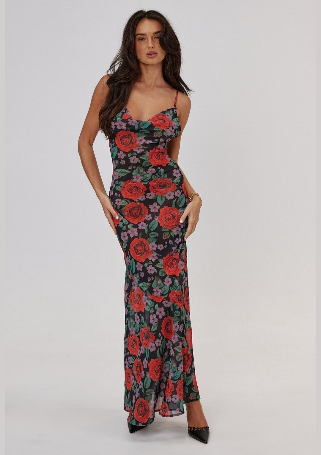 Ady - Maxi dress with floral print