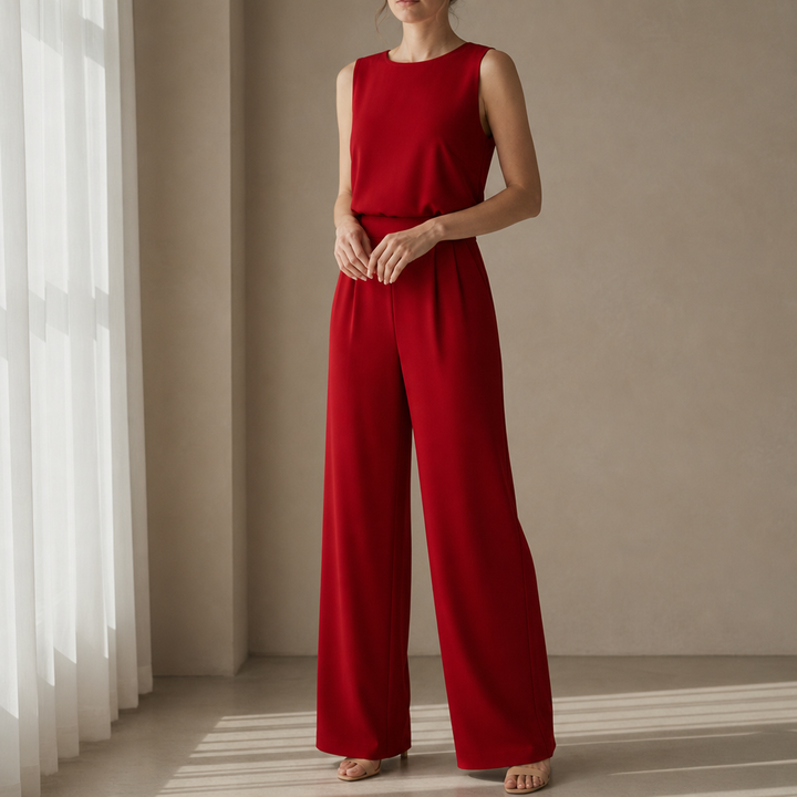 Alberobello Sleeveless Wide Leg Jumpsuit