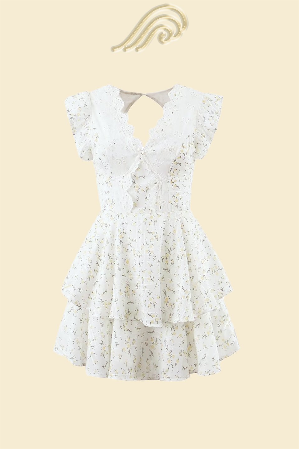 Aly - Lace Mini Dress