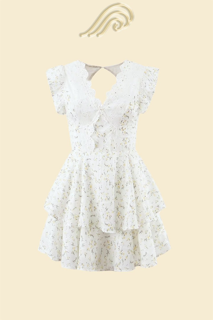 Aly - Lace Mini Dress