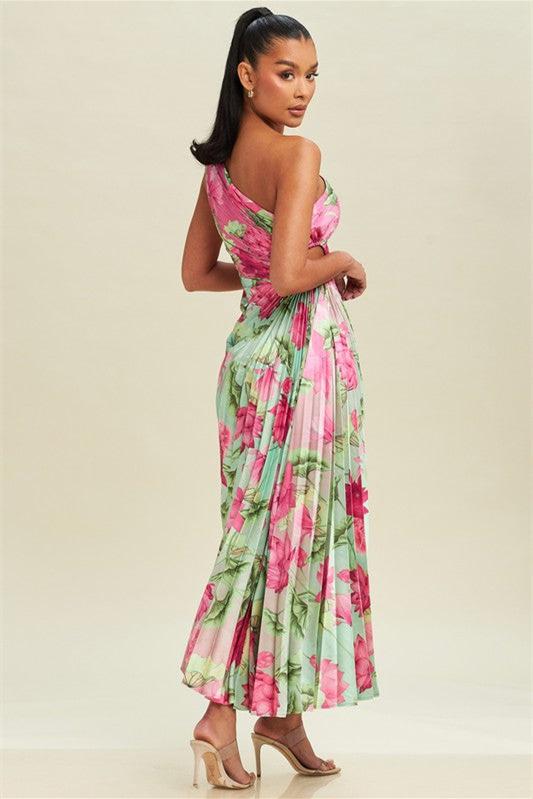 Adry - Midi dress with pleated cuts