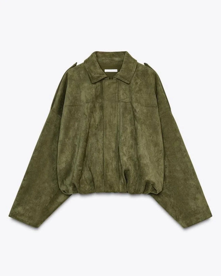 Elegant women's Fabiane™ trendy jacket by Emma & Rose Cape Town, featuring a stylish, fitted design and modern details.