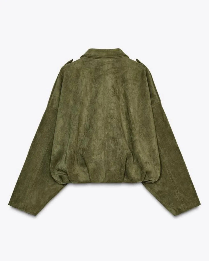 Elegant women's Fabiane™ jacket by Emma & Rose Cape Town, featuring a trendy, stylish design and tailored fit.