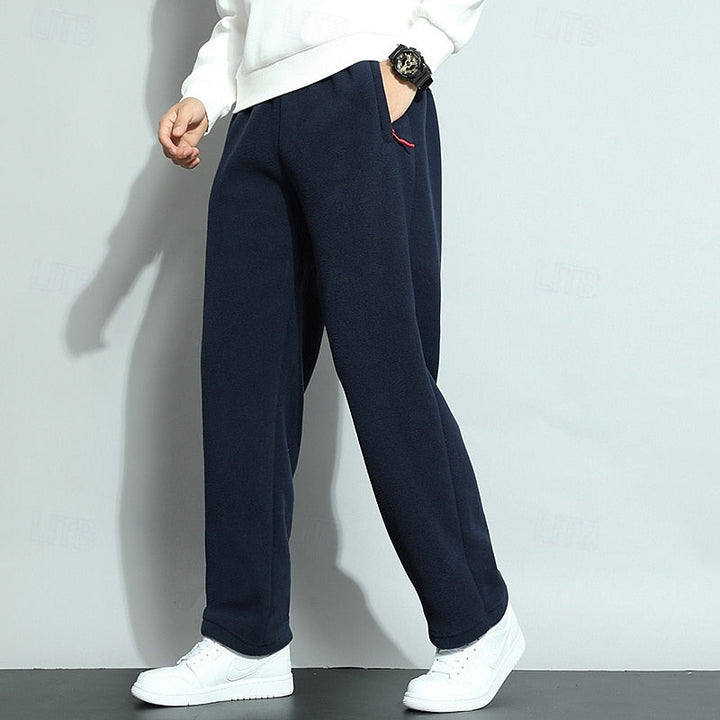 Foster Relaxed Straight-Leg Joggers, view 2 - Elena Harper