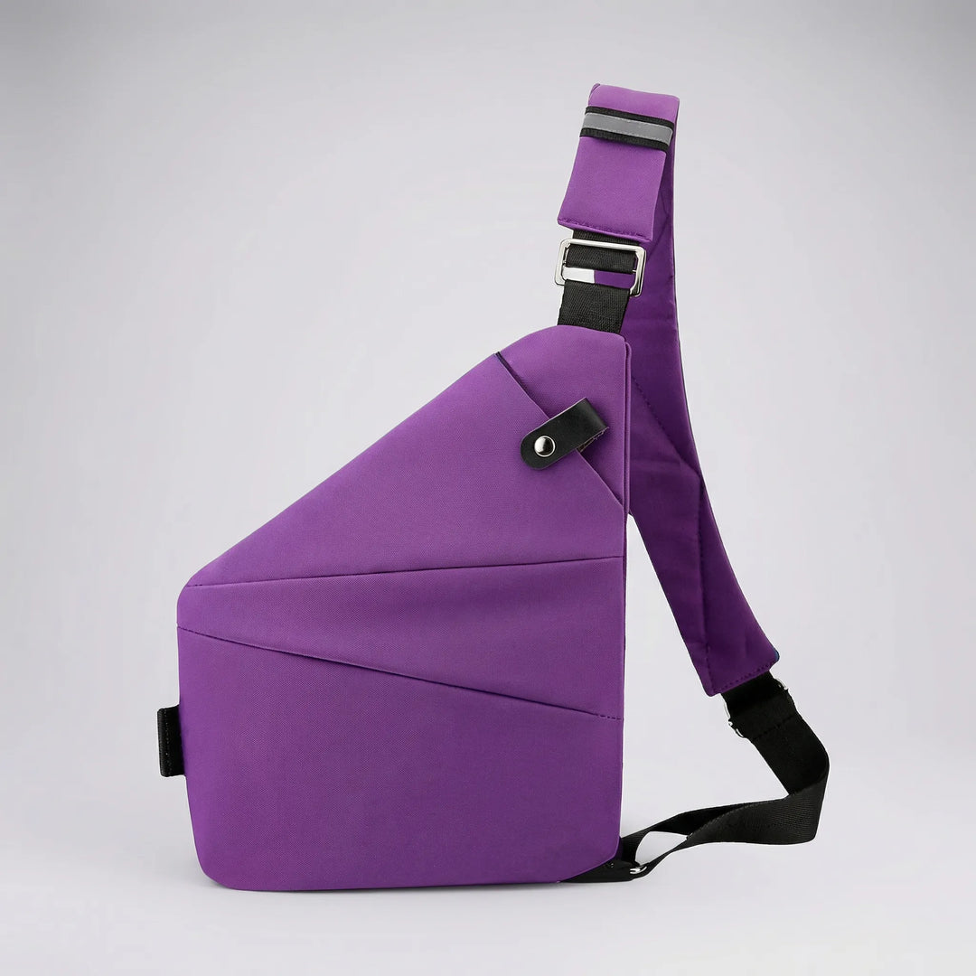 Anti-Theft Shoulder Bag, view 4 - Elena Harper