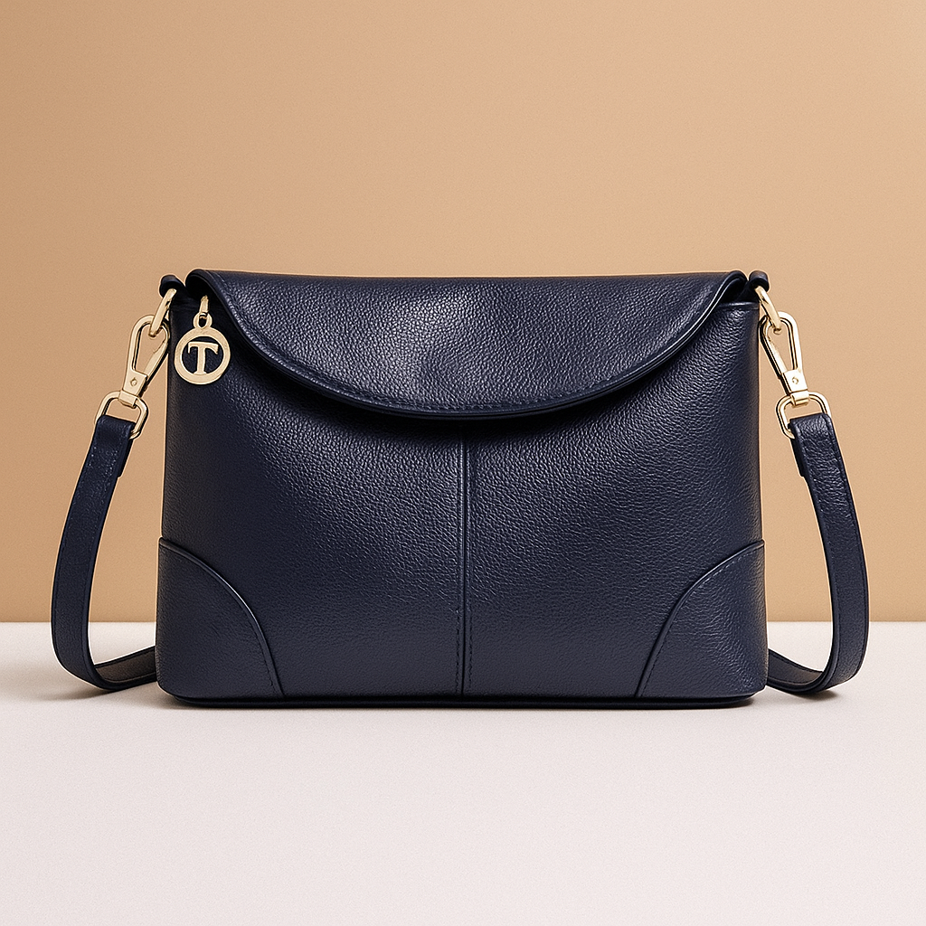 Anti-theft vegan leather crossbody bag for women Amelia - Elena Harper