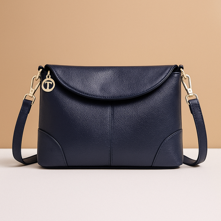 Anti-theft vegan leather crossbody bag for women Amelia - Elena Harper