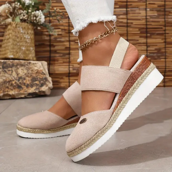 Antonella | Orthopaedic sandals with platform, breathable and casual