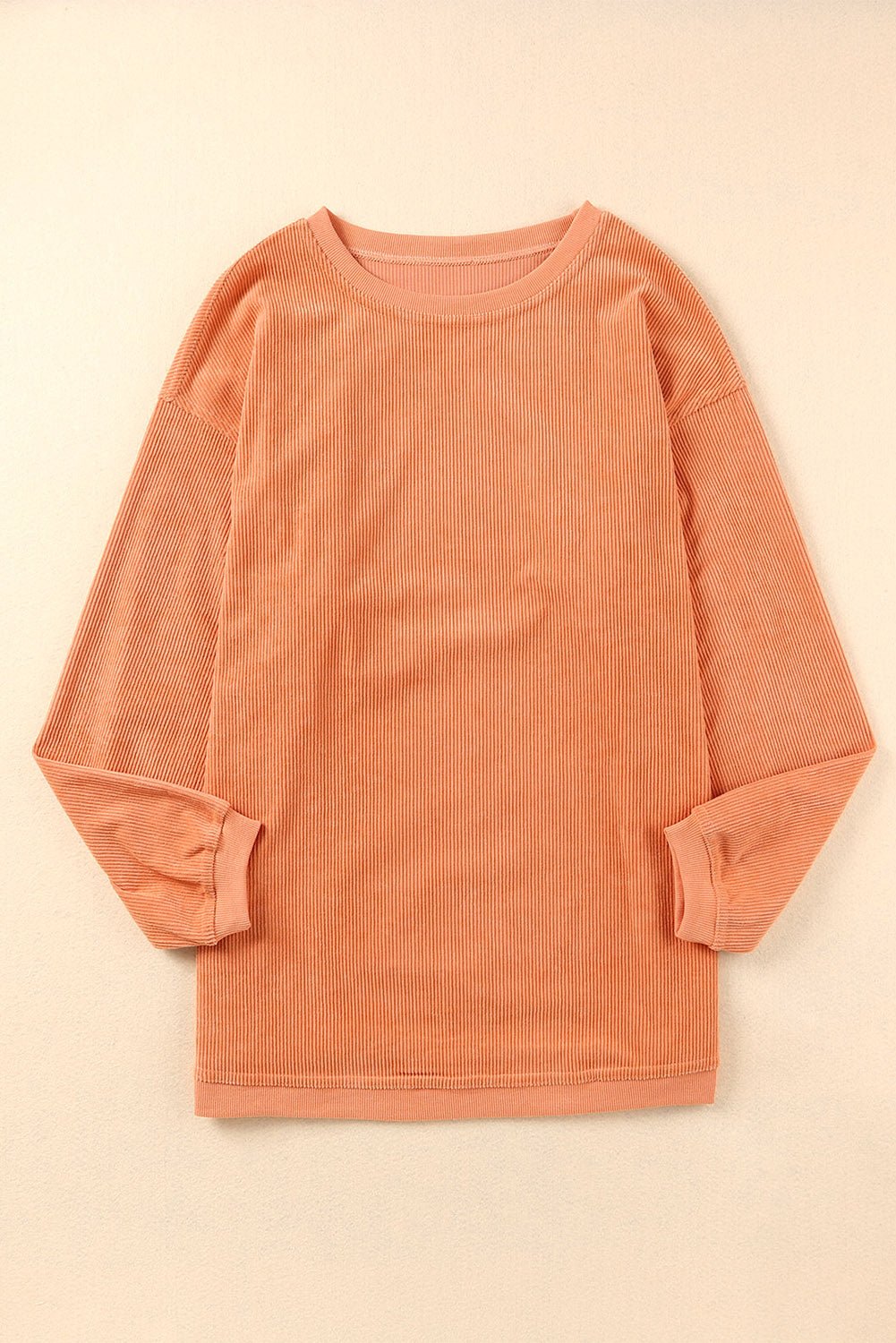 Emma & Rose ribbed knit oversized sweatshirt — women's knitwear