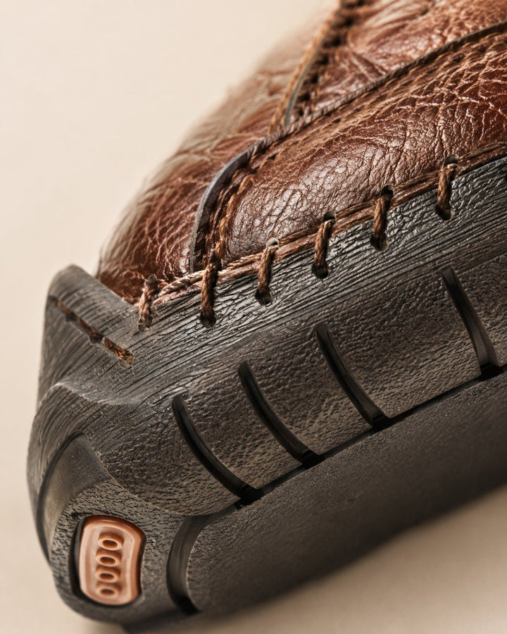 Low Leather Sneakers - Casual Model with Premium Leather