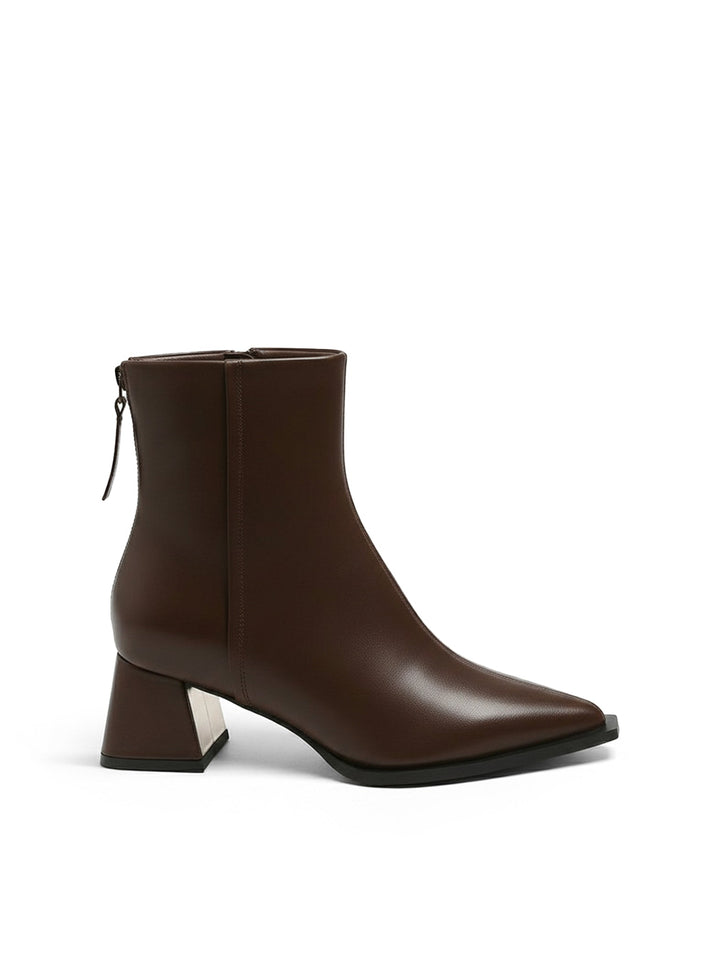 Genevra Elegant and Shiny Ankle Boots, view 5 - Elena Harper