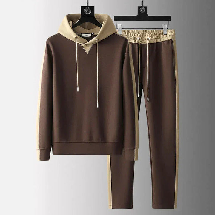 Lonardo Comfortable Two-Tone Tracksuit, view 2 - Elena Harper