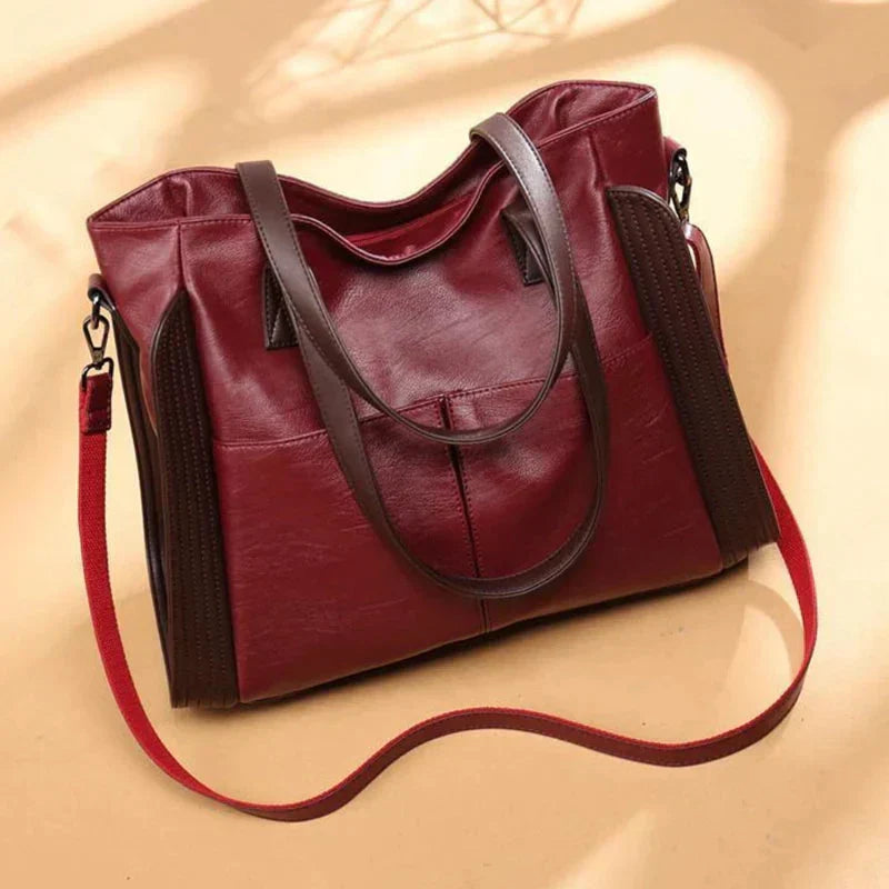 Etta | Trendy Large Capacity PU Leather Crossbody Bag