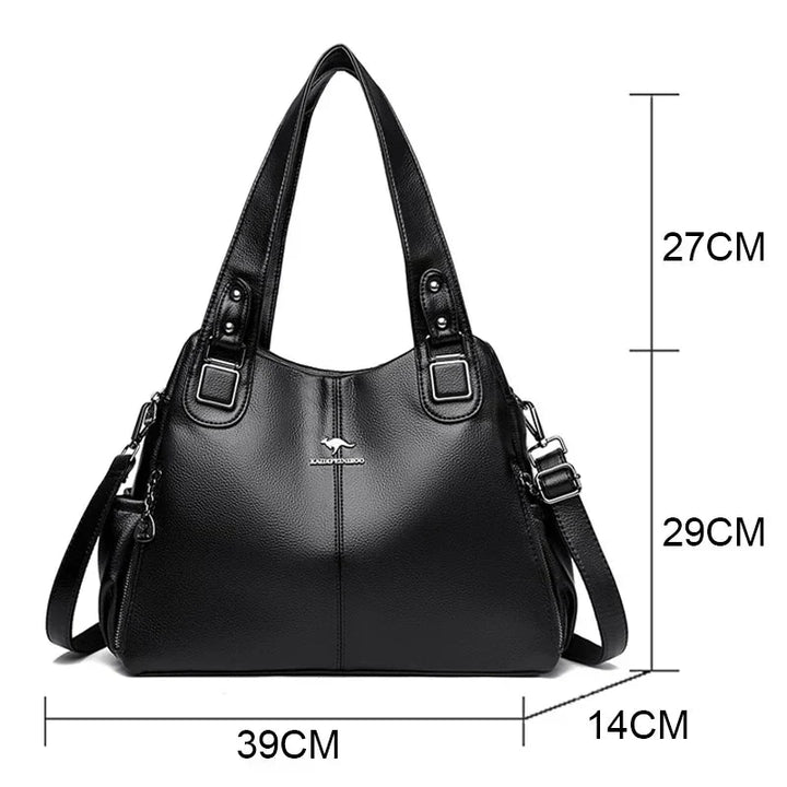 India™ Classic Vintage Leather Shoulder Bag