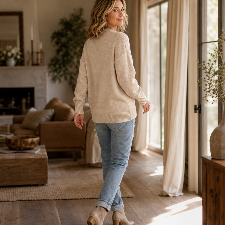 Clara | Stylish and Versatile Women's Knit Sweater