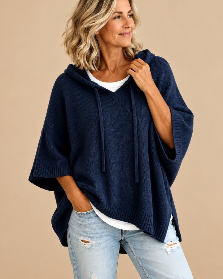 Elin™ | Soft Hooded Poncho