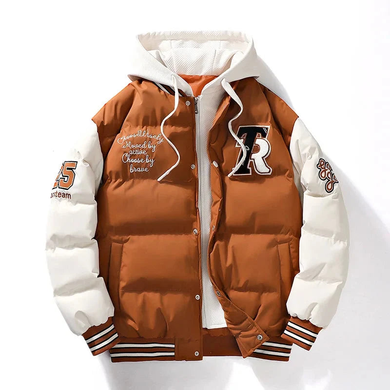 Emilian | Elegant and Warm Hooded Puffer Jacket
