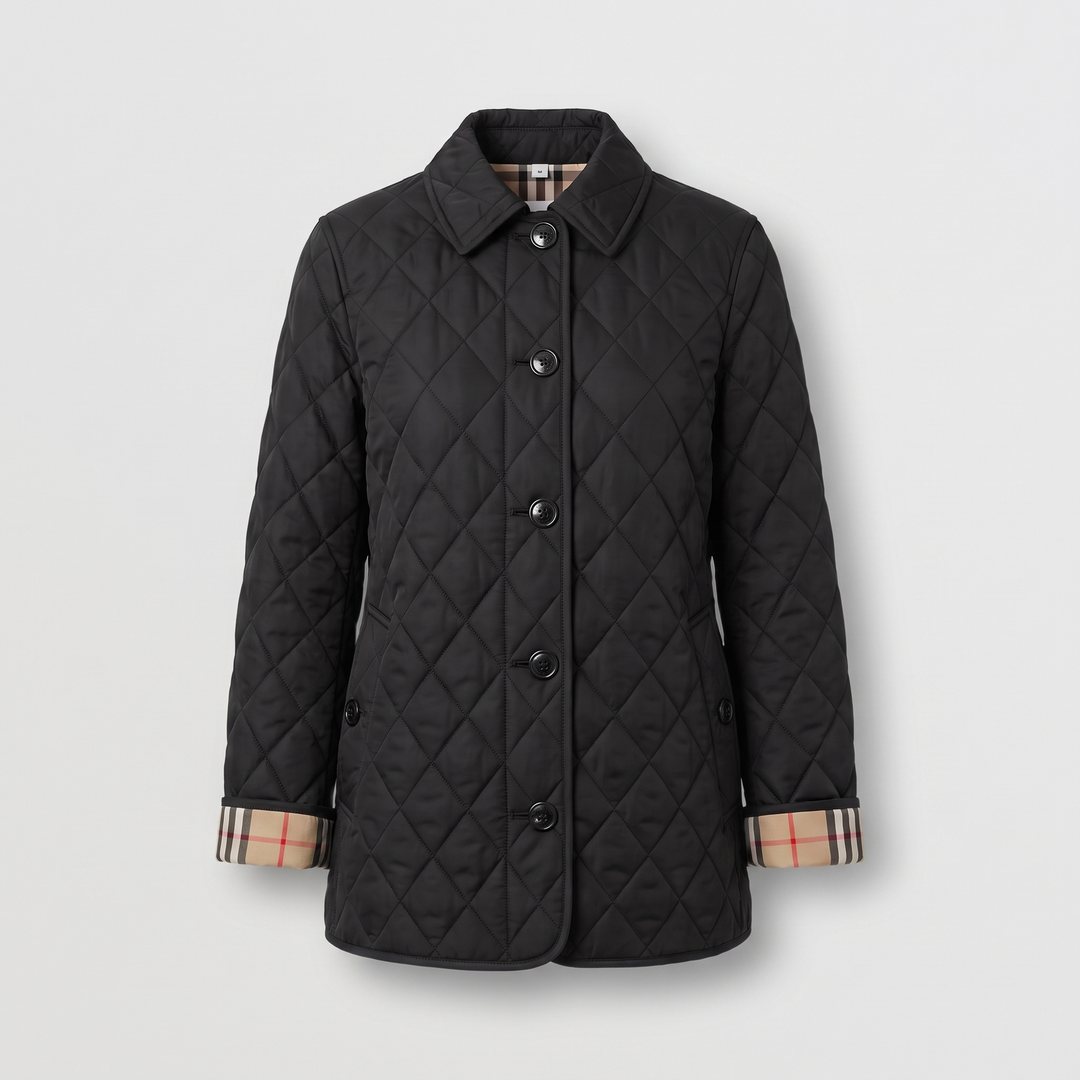 Isabella | Elegant Quilted Jacket with Classic Button Closure