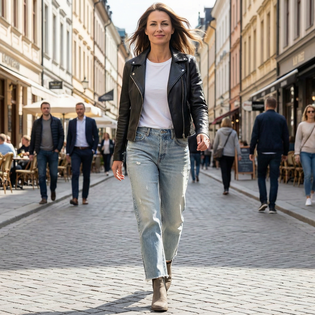 Danice Short Straight Jeans - Elena Harper