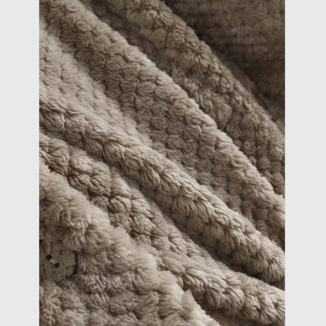 Franca™ Emma & Rose Cape Town soft luxurious fabric hooded jacket, stylish coat with cozy hood and smooth texture.