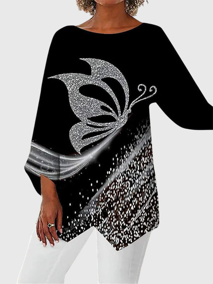 Alayah™  |  Elegant Crew Neck Top