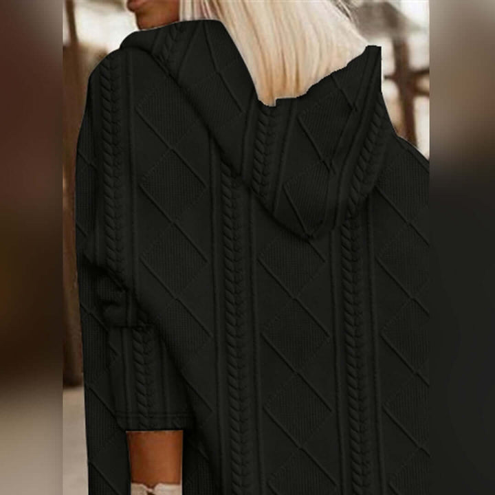 Textured Women's Coat, view 8 - Elena Harper