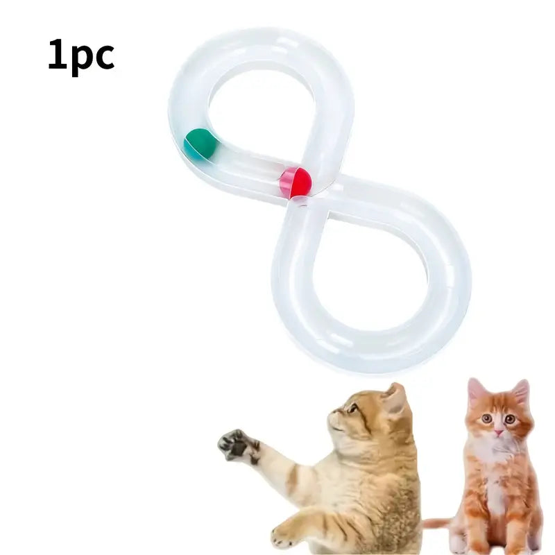 Interactive Cat Toy: Infinity Ball Track for Endless Feline Fun