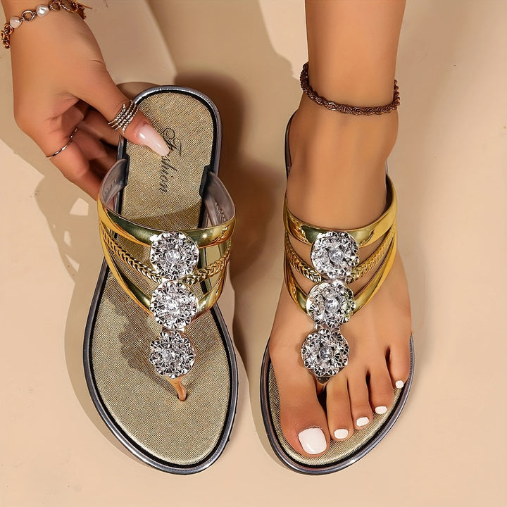 Marnie Sutcliffe | Crystal Embellished Glam Sandals For Women