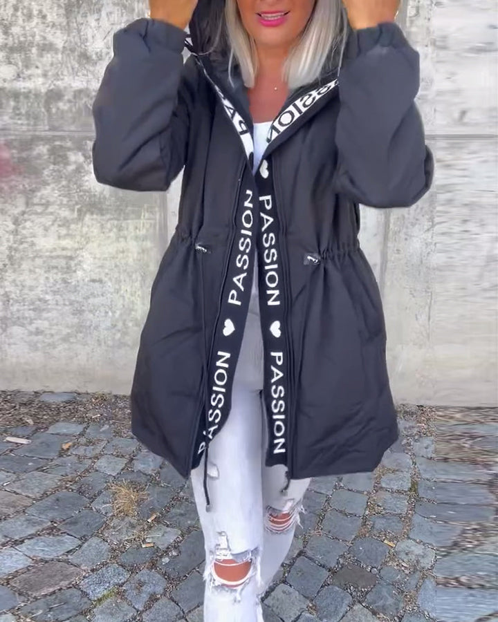 Alexa™ - Casual Coat with Hood