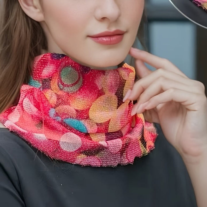 Colorful Polka Dot Scarf