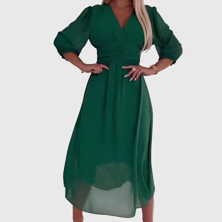 Chloe™  |  Lightweight soft luxurious fabrics Flowing Dress
