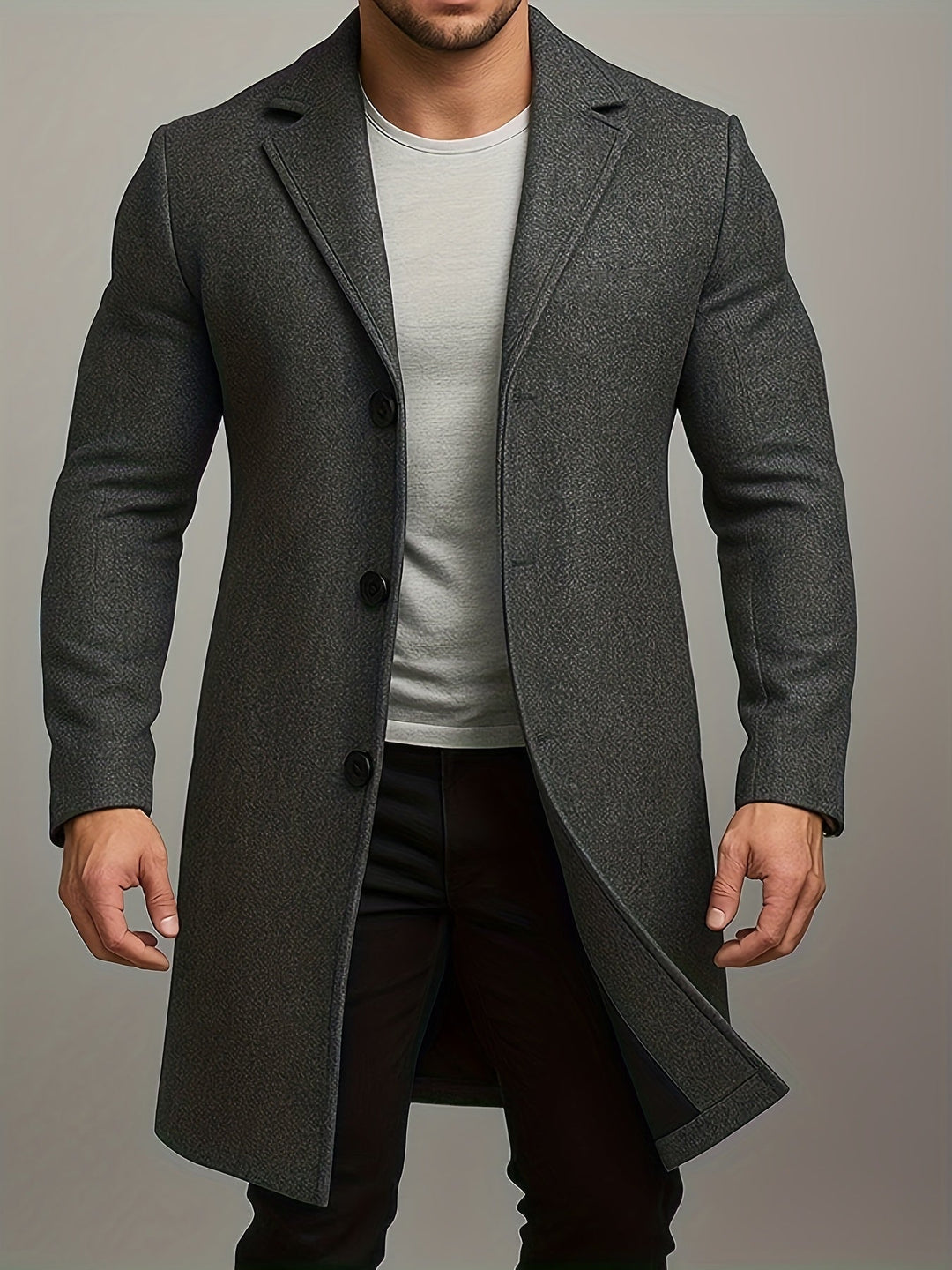 LAURENT MONACO | REVERSIBLE JACKET WITH BUTTONS FOR MEN
