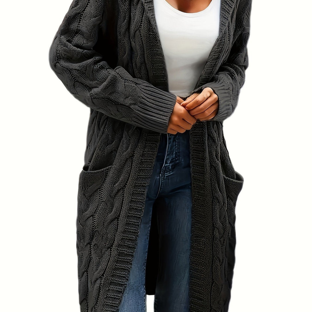 Hélène - Elegant Open Twisted Cardigan