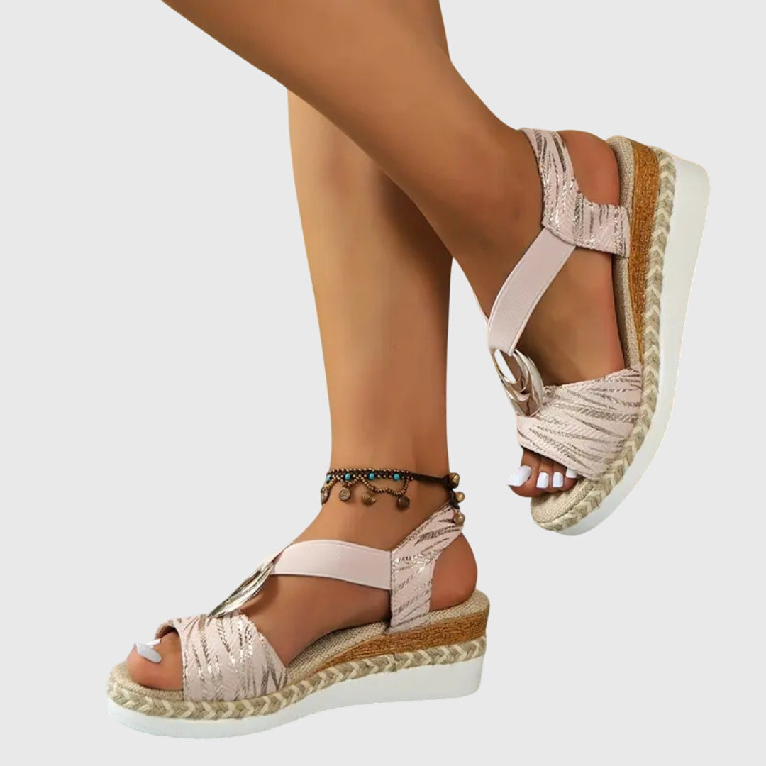 Olalla | Women's Wedge Sandals with Adjustable Strap