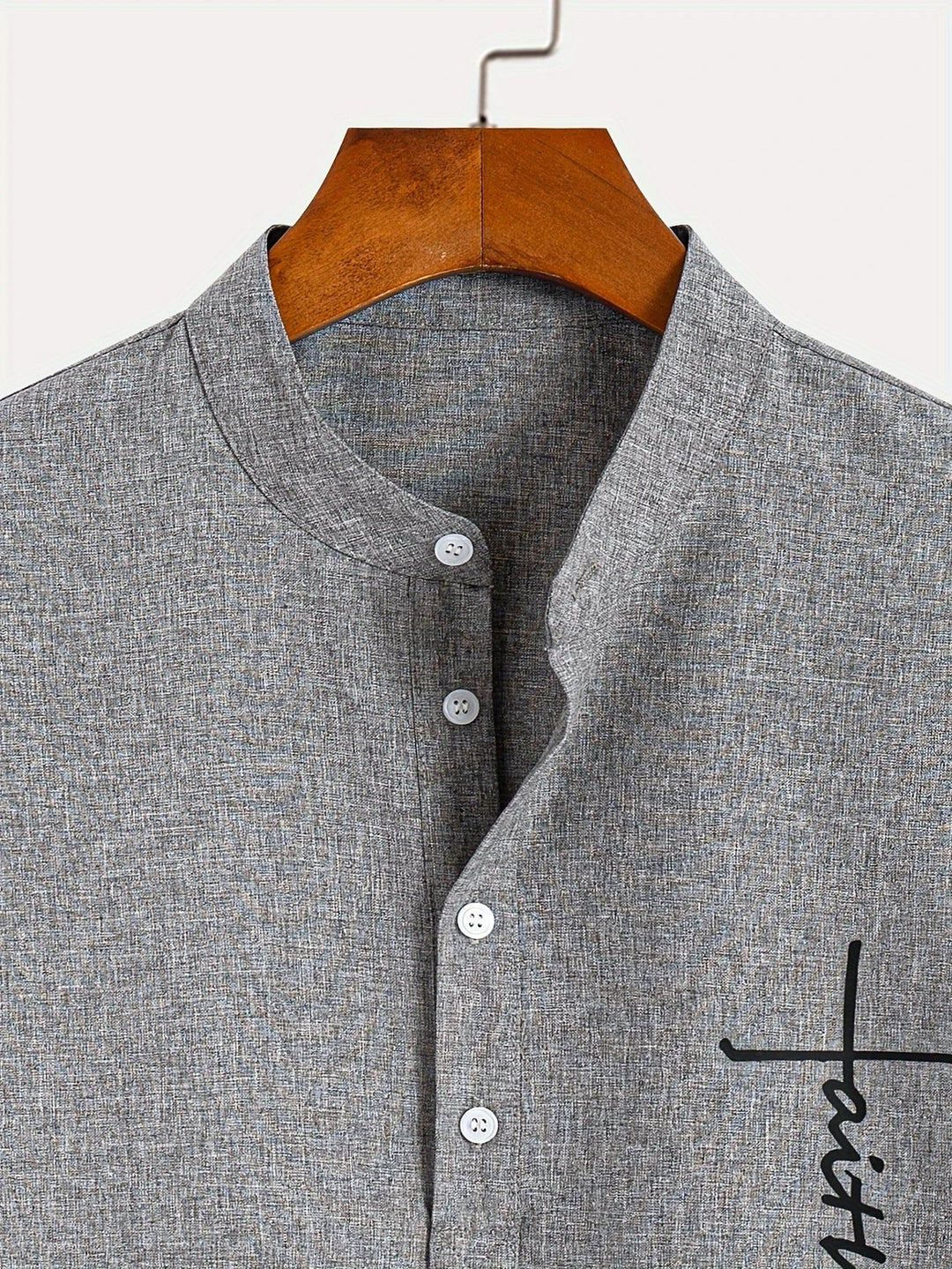 LAURENT MONACO | MEN'S HIGH COLLAR SHIRT