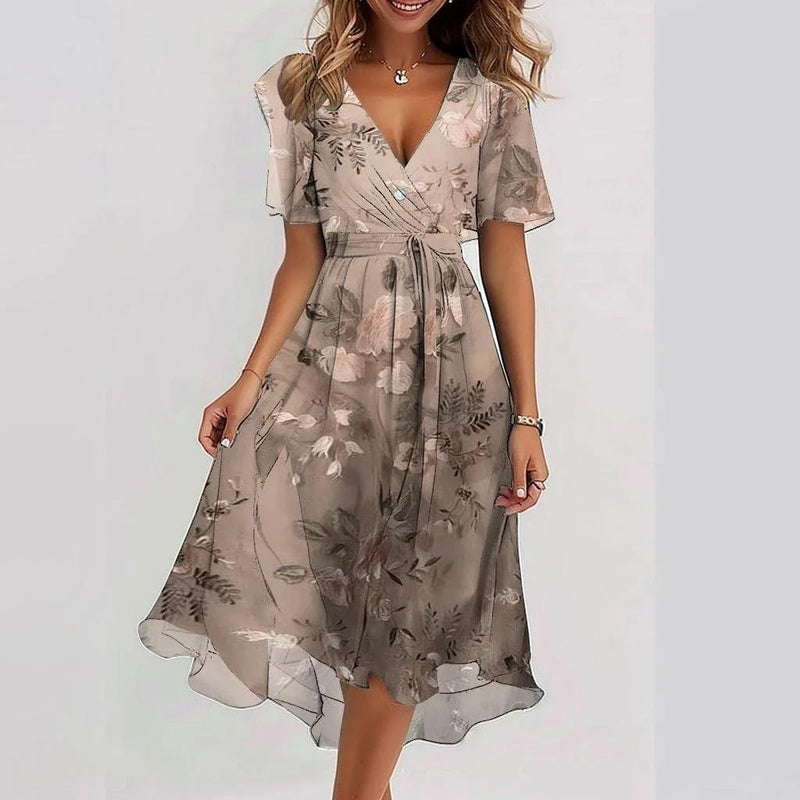 Sienna Chic Summer Dress - Elena Harper