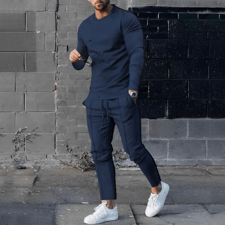 Sweater and Stretch Pants Set, view 7 - Elena Harper