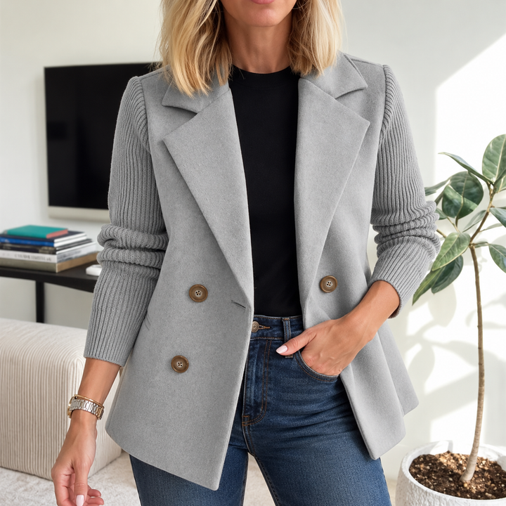 Tasha™ | Comfortable Blazer Jacket with Knitted Sleeves