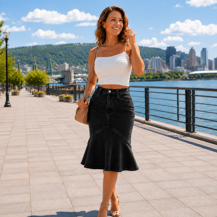 Ivessa™ | High Waisted Tummy Control Skirt