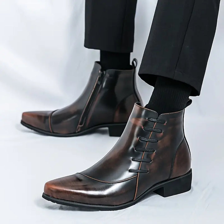 Gareth Refined Ankle Boots - Elena Harper