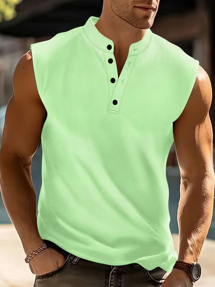 Men's Lightweight Breathable Sleeveless T-Shirt