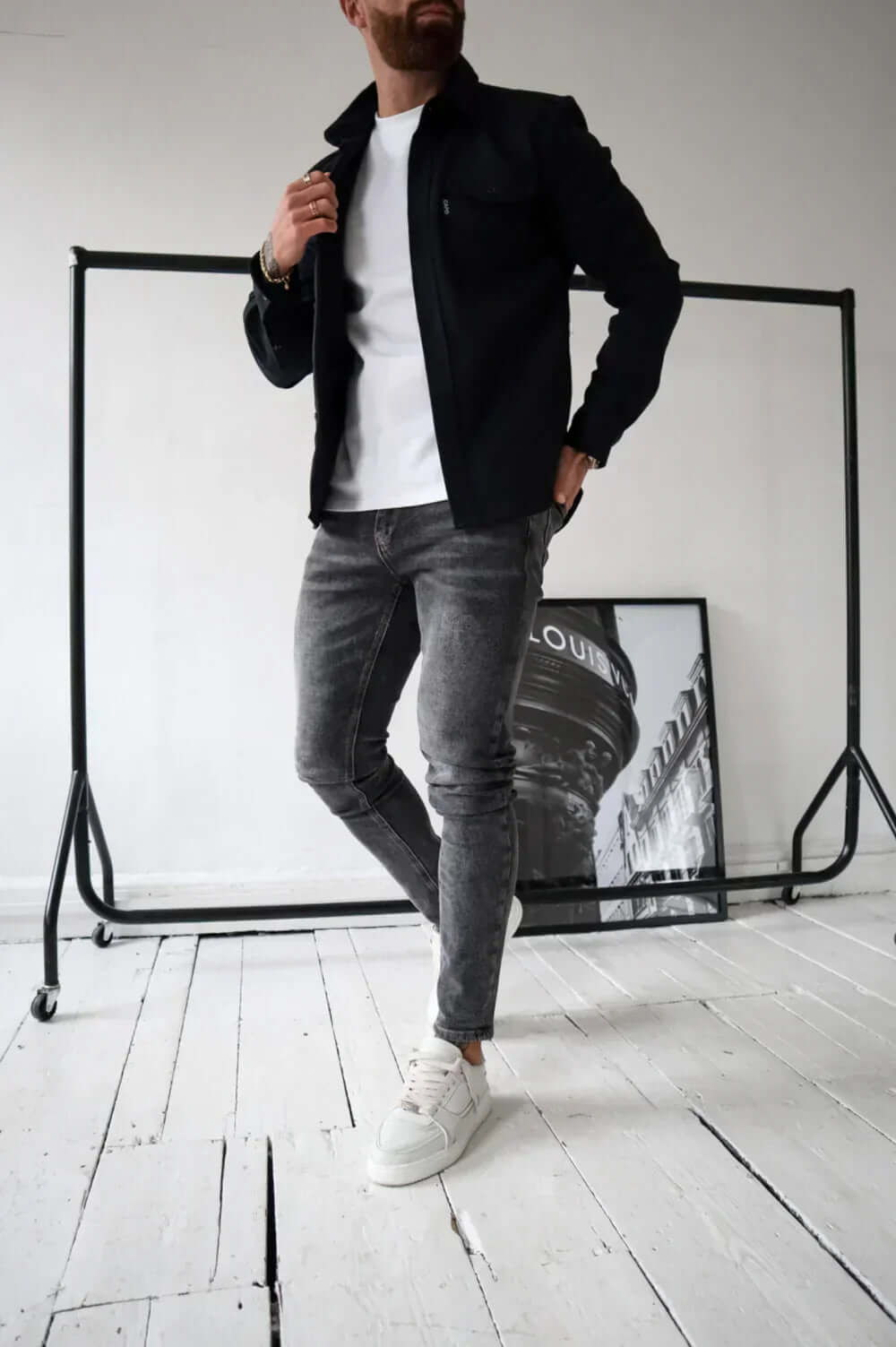 Men's Premium Overshirt Versatile & Stylish - Elena Harper